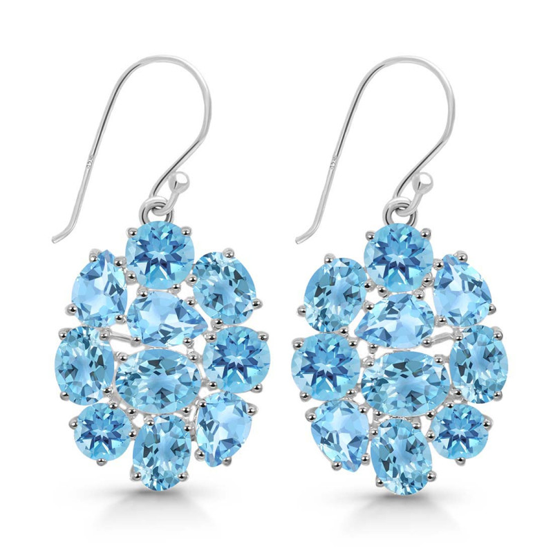 Blue Topaz Earring