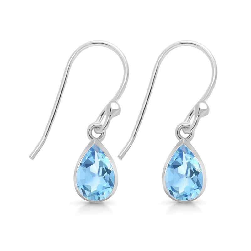 Blue Topaz Earring BTZ-RDE-995.