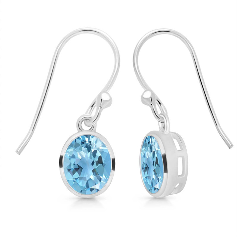 Blue Topaz Earring