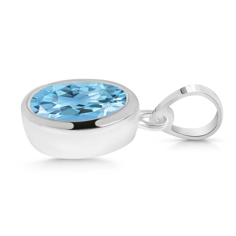 Blue Topaz Pendant