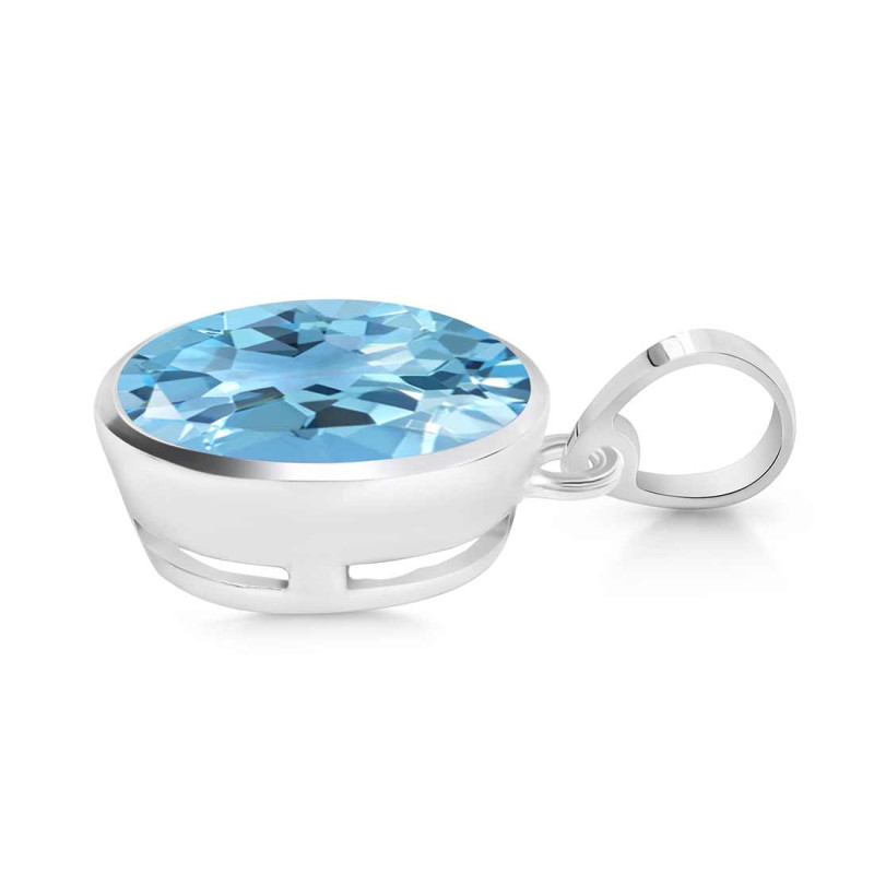 Blue Topaz Pendant