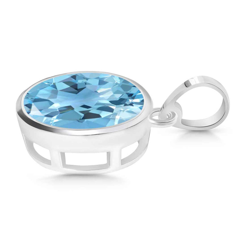Blue Topaz Pendant
