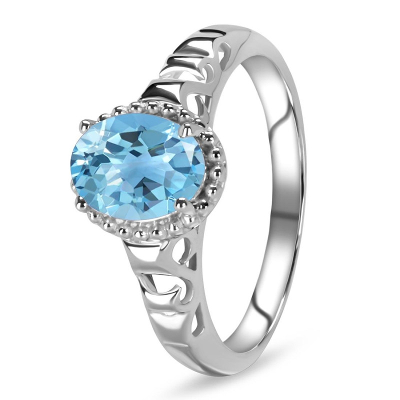 Blue Topaz Ring
