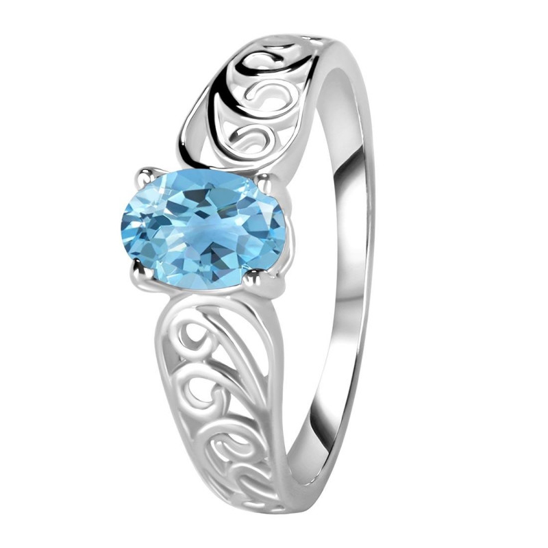 Blue Topaz Ring
