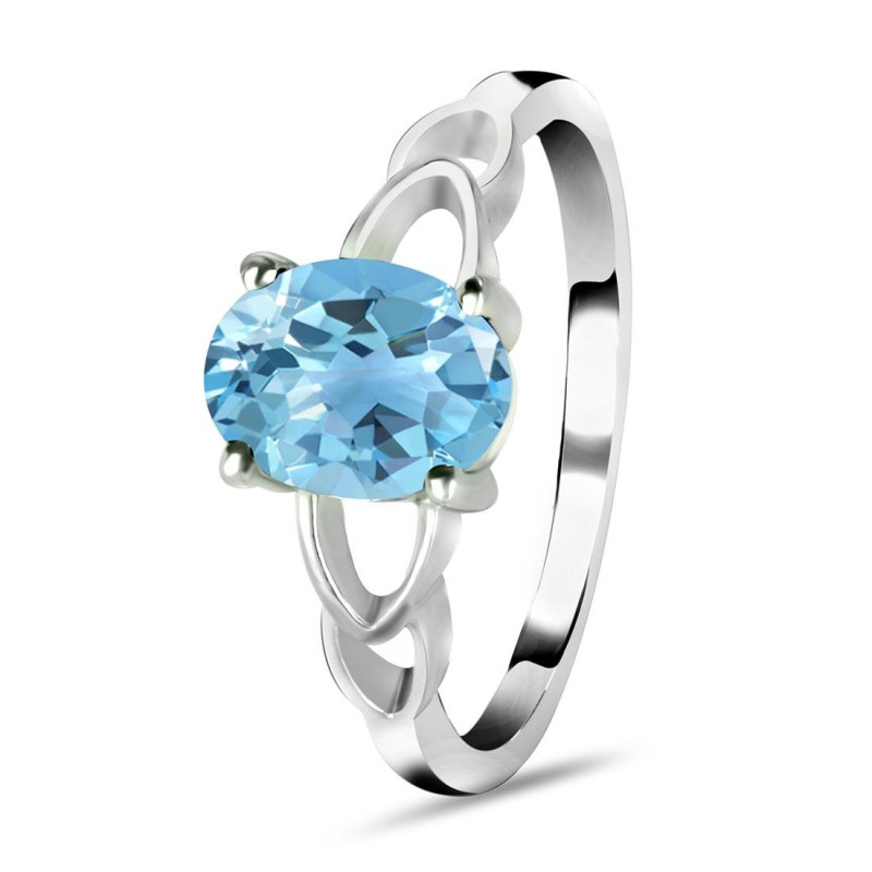 Blue Topaz Ring