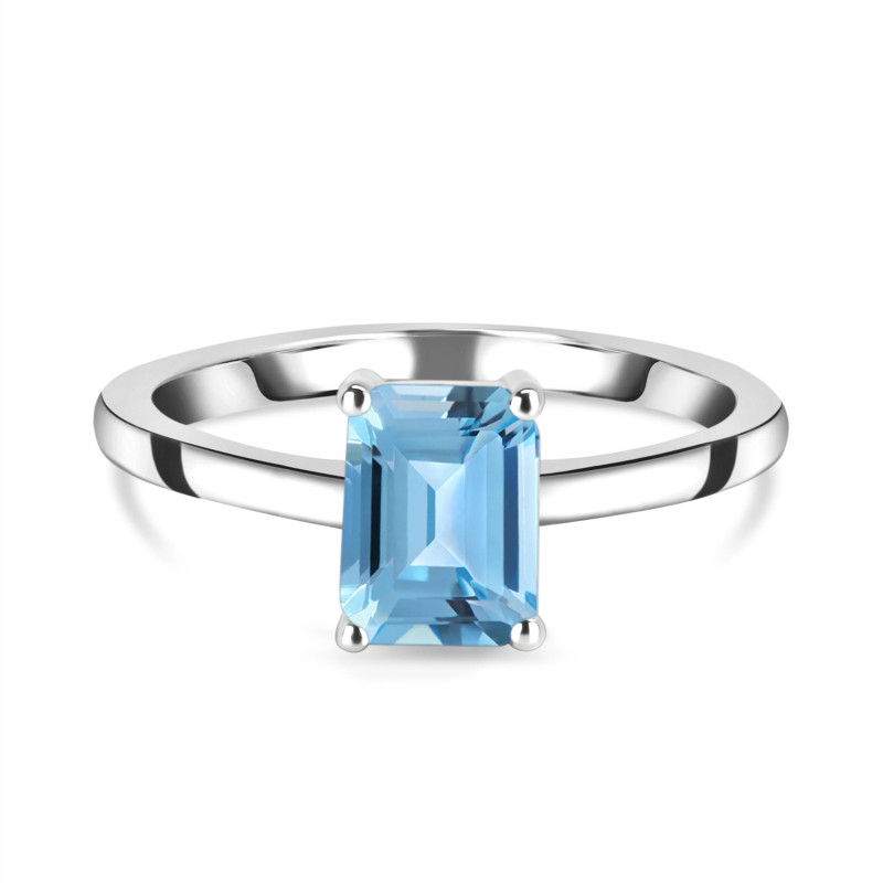 Blue Topaz Ring BTZ-RDR-241.