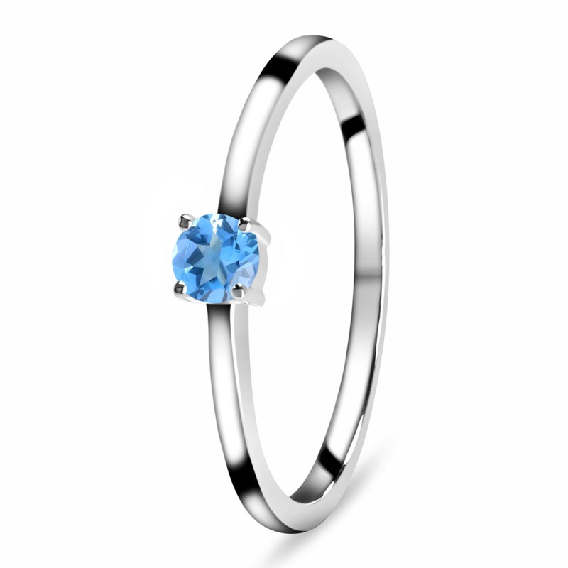 Swiss Blue Topaz Ring
