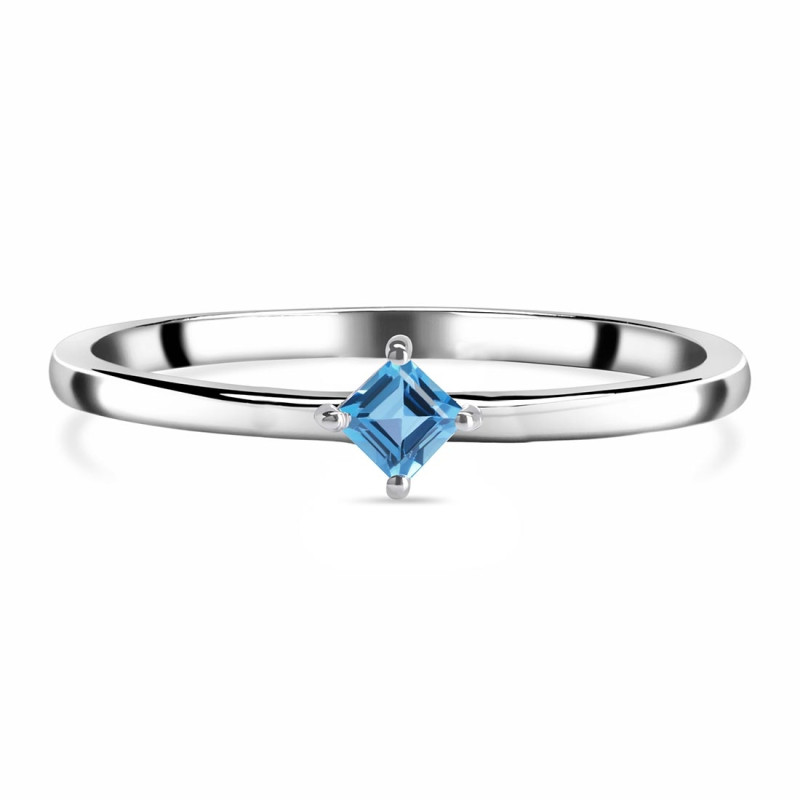 Swiss Blue Topaz Ring SBTZ-RDR-2461.