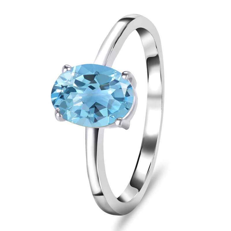 Blue Topaz Ring