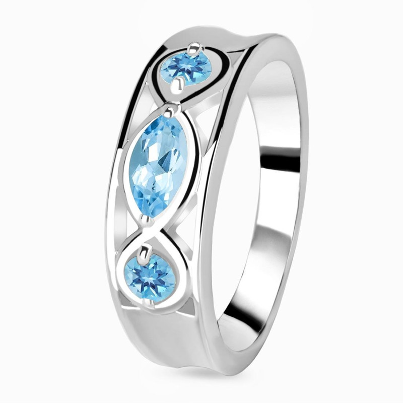 Blue Topaz Ring