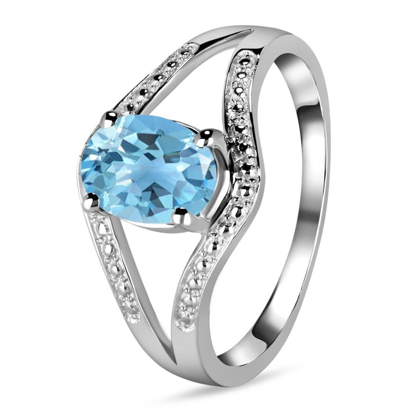 Blue Topaz Ring