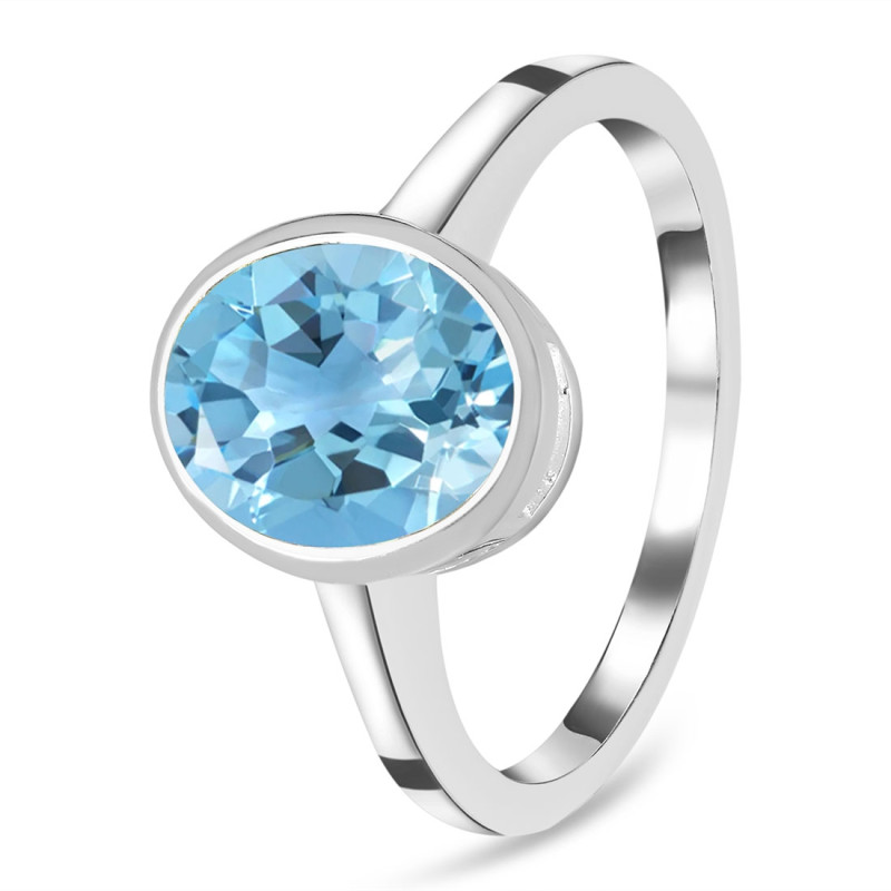 Blue Topaz Ring