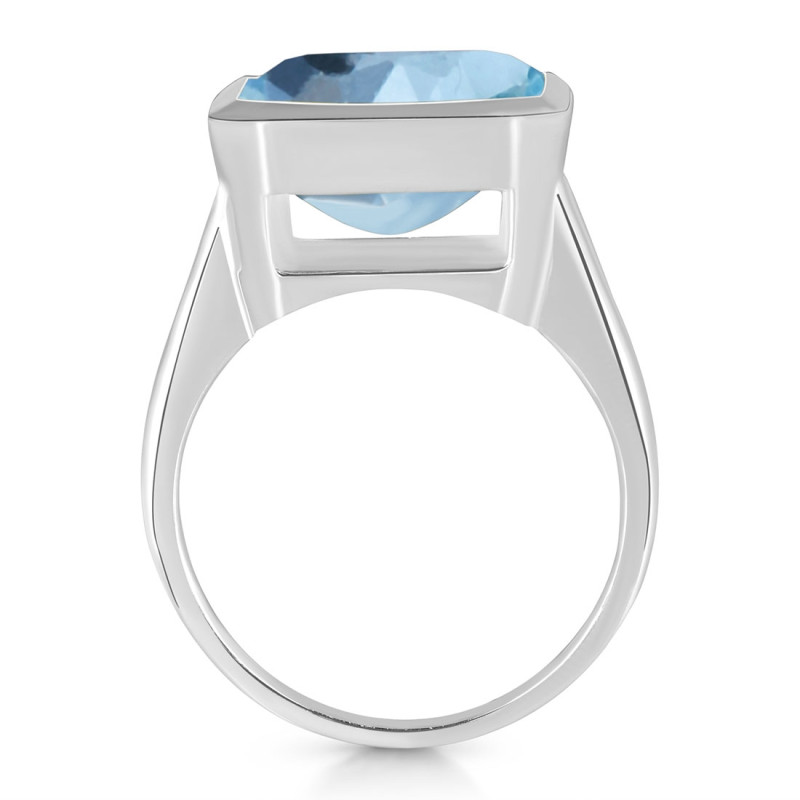 Blue Topaz Ring BTZ-RDR-1847.