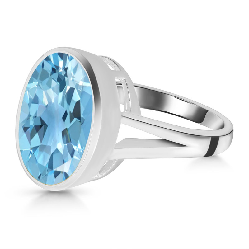 Blue Topaz Ring BTZ-RDR-1897.
