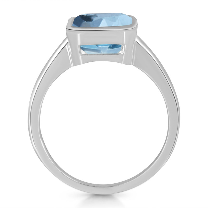 Blue Topaz Ring BTZ-RDR-1926.
