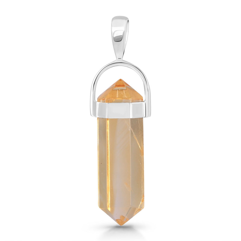 Citrine Pencil Pendant CIT-1-PEN