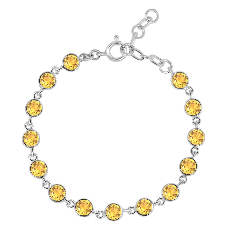 Citrine Bracelet CIT-RDB-115-CUT.