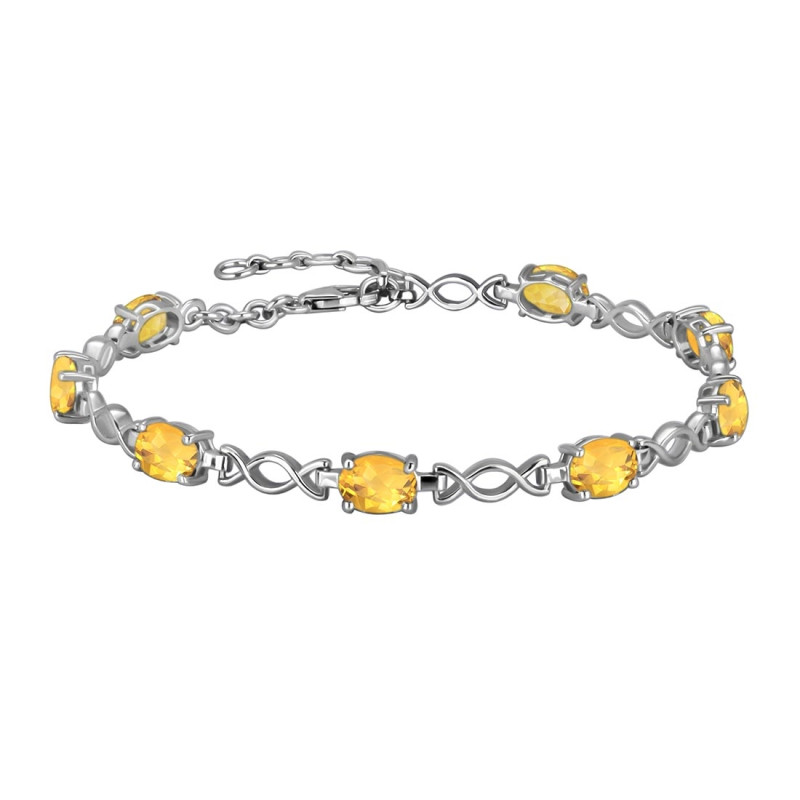 Citrine Bracelet CIT-RDB-3-A.
