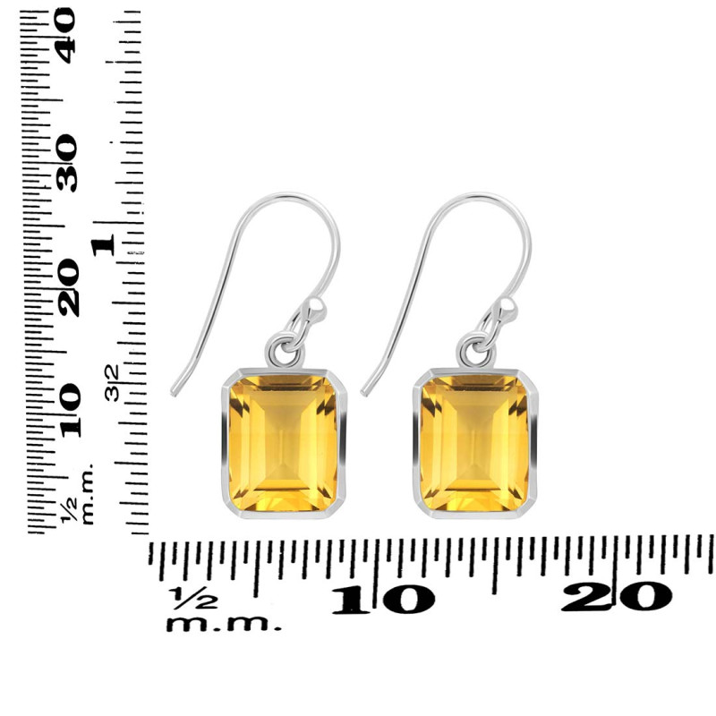 Citrine Earring CIT-RDE-1250.