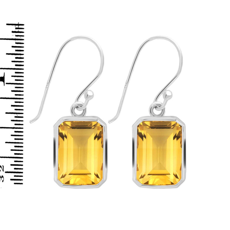 Citrine Earring CIT-RDE-1251.