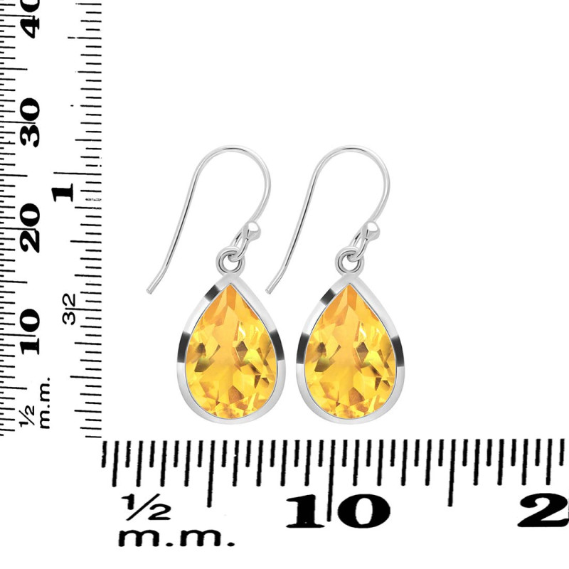 Citrine Earring CIT-RDE-1252.