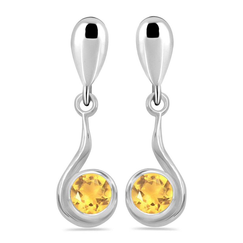 Citrine Earring CIT-RDE-18.