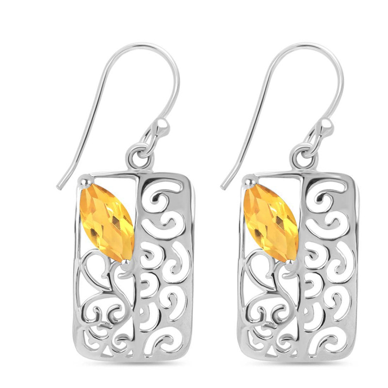 Citrine Earring CIT-RDE-47.