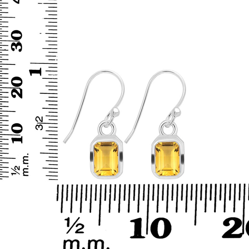 Citrine Earring CIT-RDE-550.