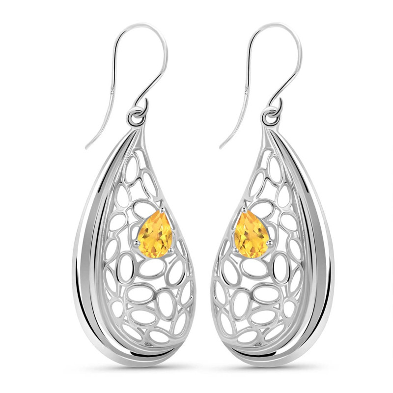 Citrine Earring CIT-RDE-66.