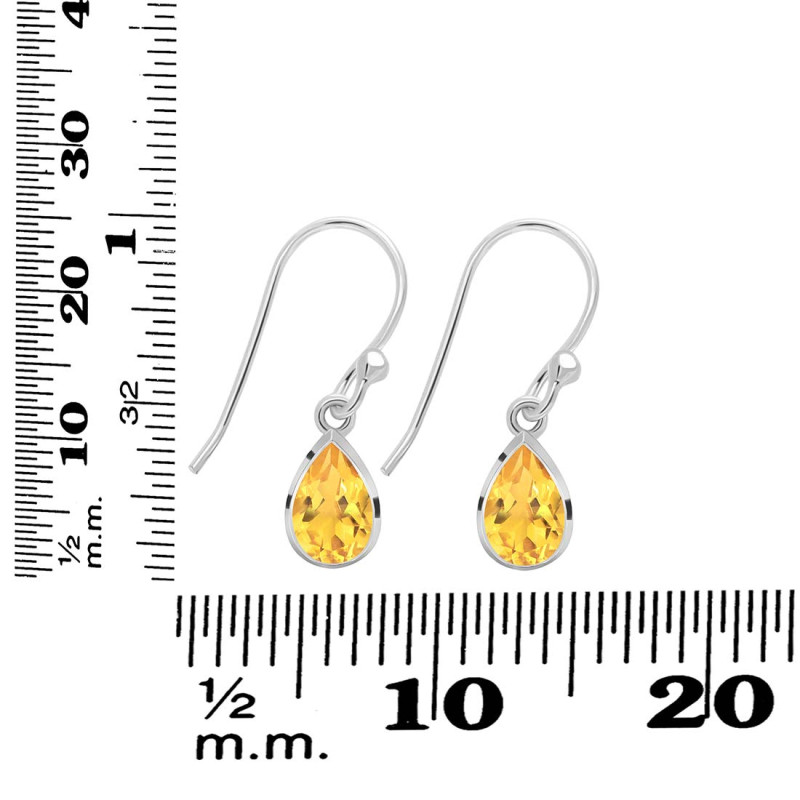 Citrine Earring CIT-RDE-679.