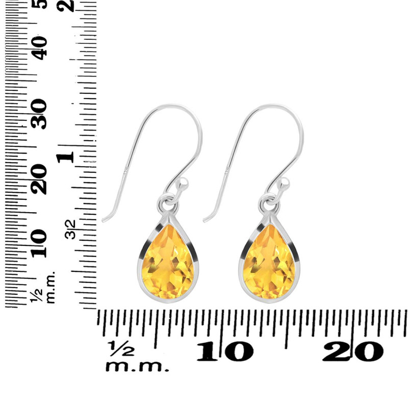 Citrine Earring CIT-RDE-707.