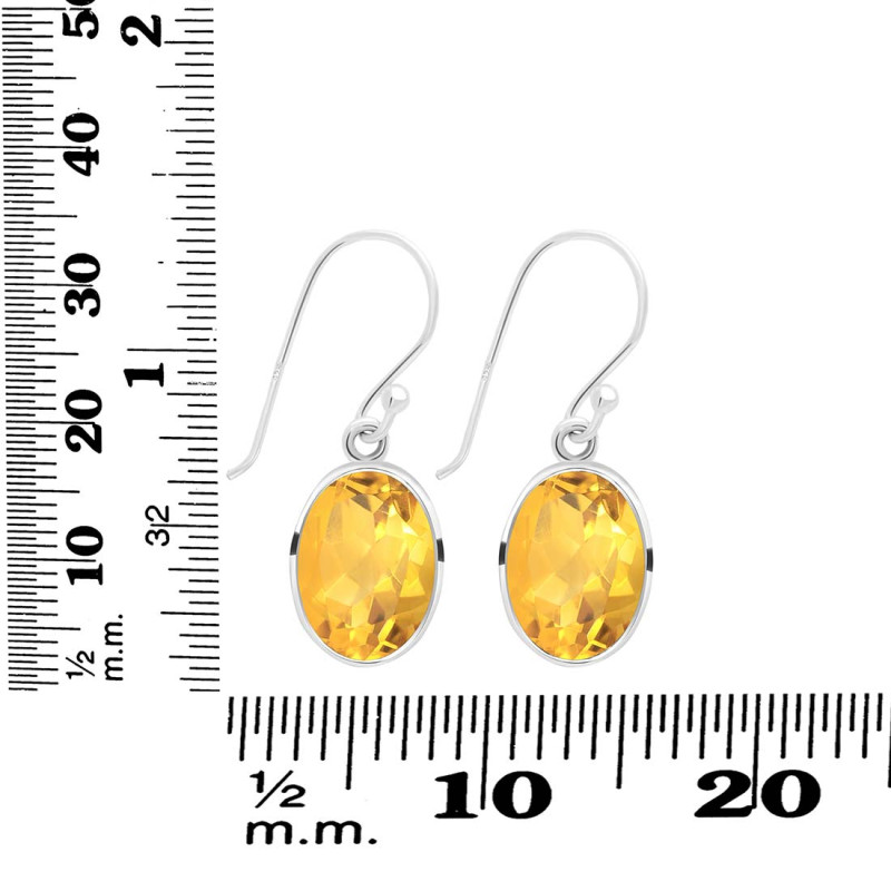 Citrine Earring CIT-RDE-709.