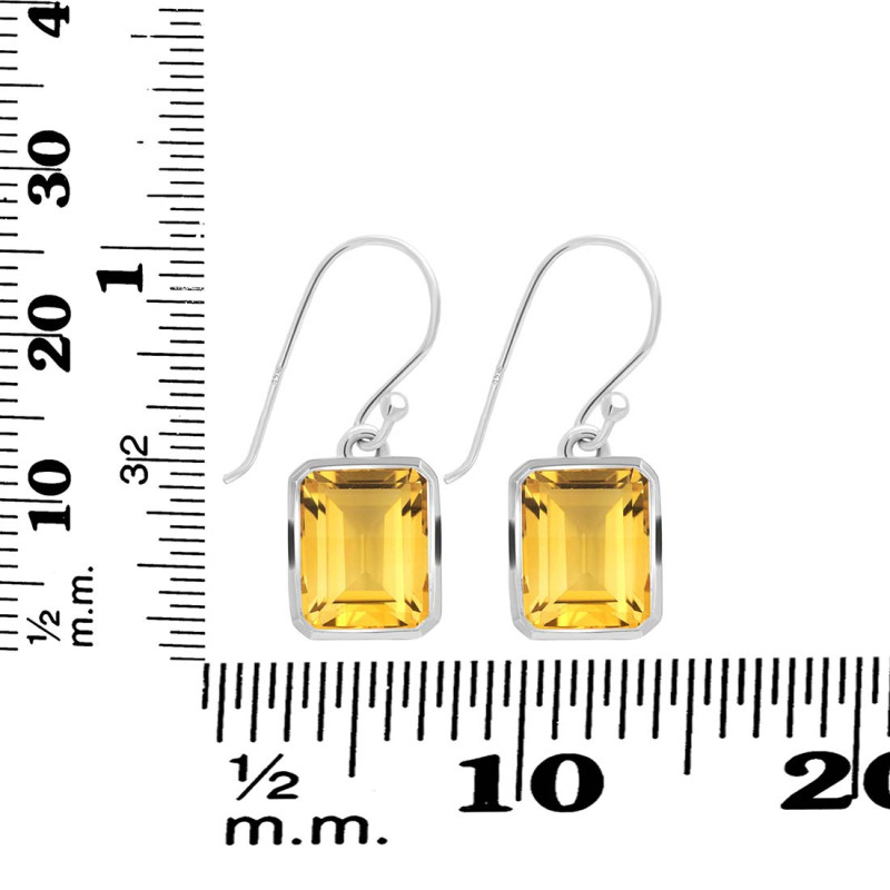 Citrine Earring CIT-RDE-711.
