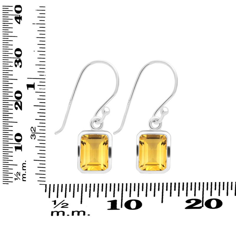 Citrine Earring CIT-RDE-712.