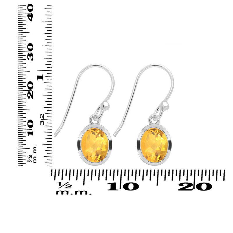 Citrine Earring CIT-RDE-713.