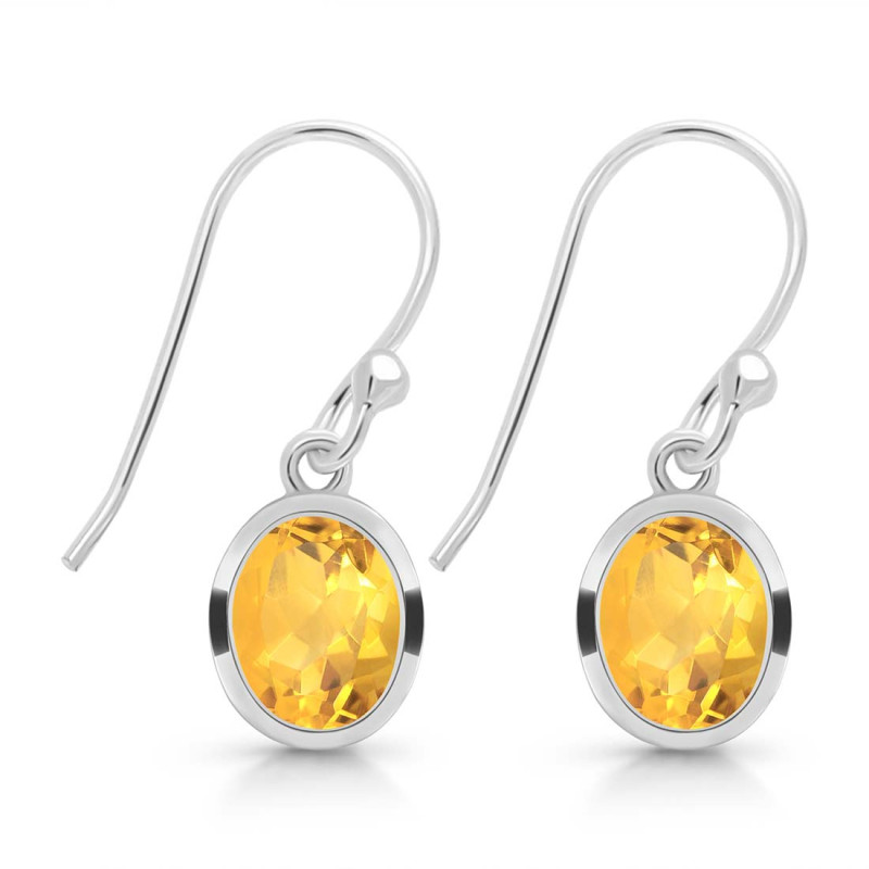 Citrine Earring CIT-RDE-713.