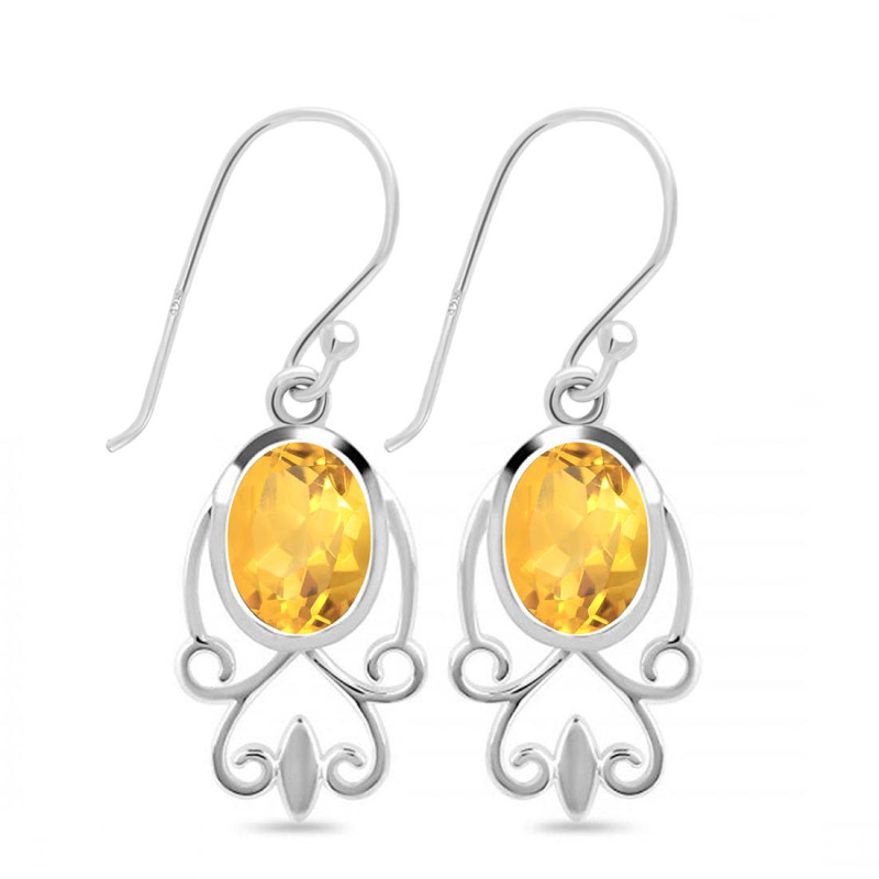 Citrine Earring