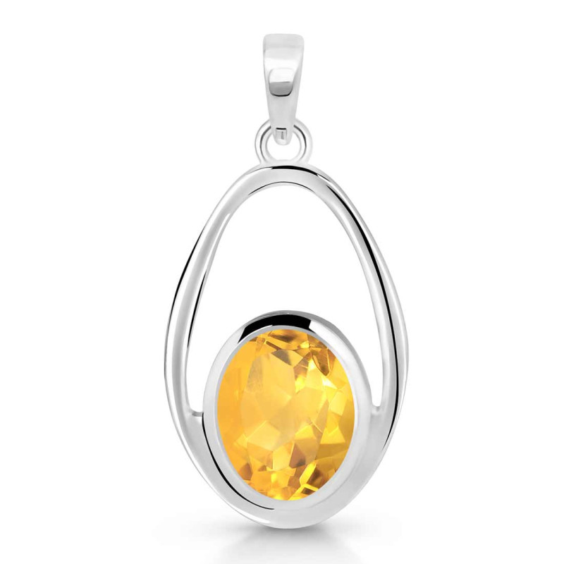Citrine Pendant CIT-RDP-140.