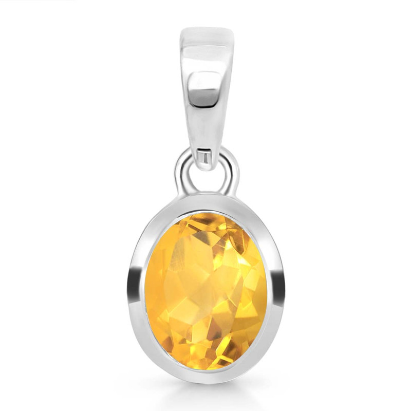 Citrine Pendant CIT-RDP-380.
