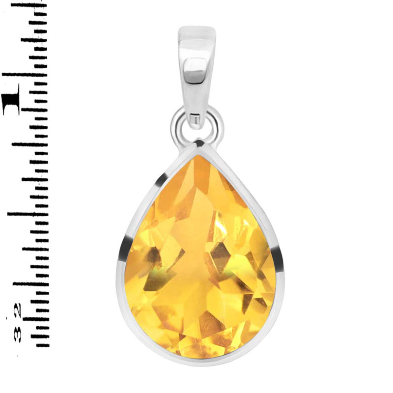 Citrine Pendant CIT-RDP-455.