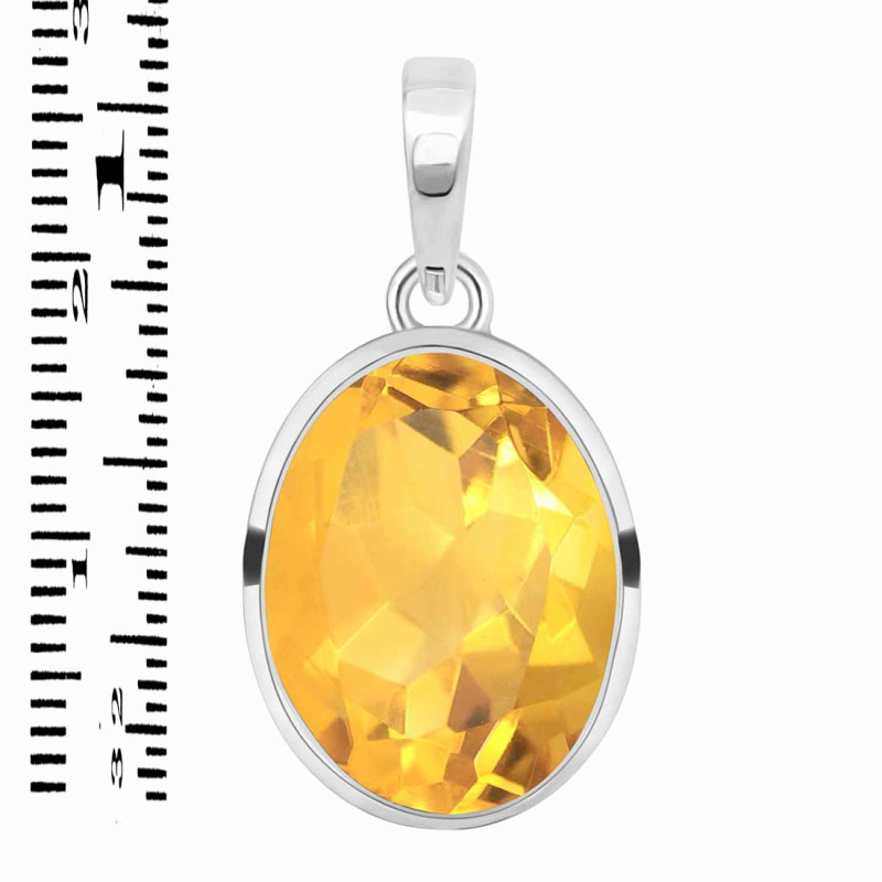 Citrine Pendant CIT-RDP-458.
