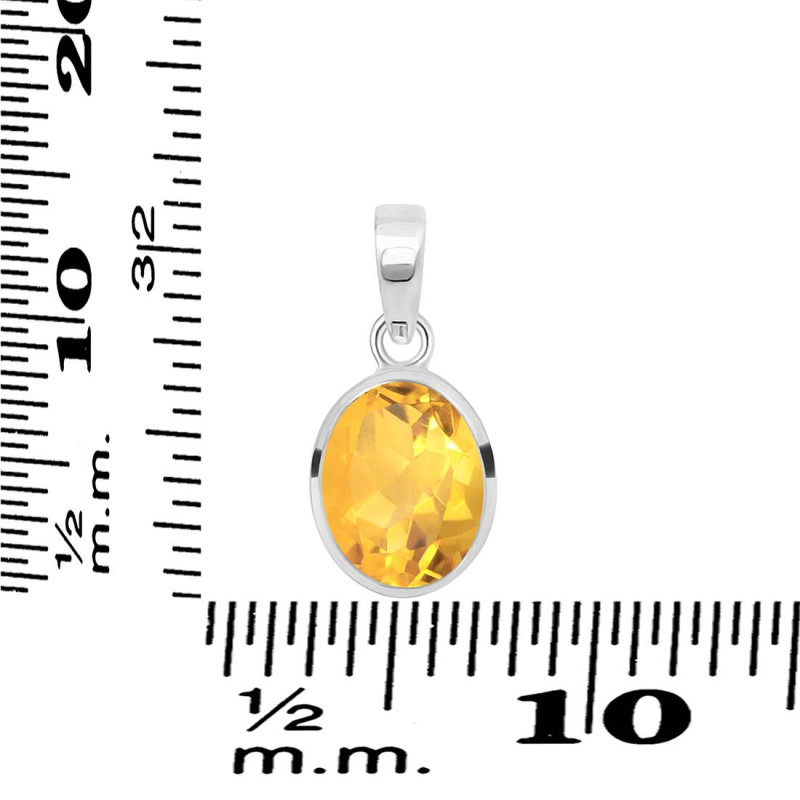 Citrine Pendant CIT-RDP-466.