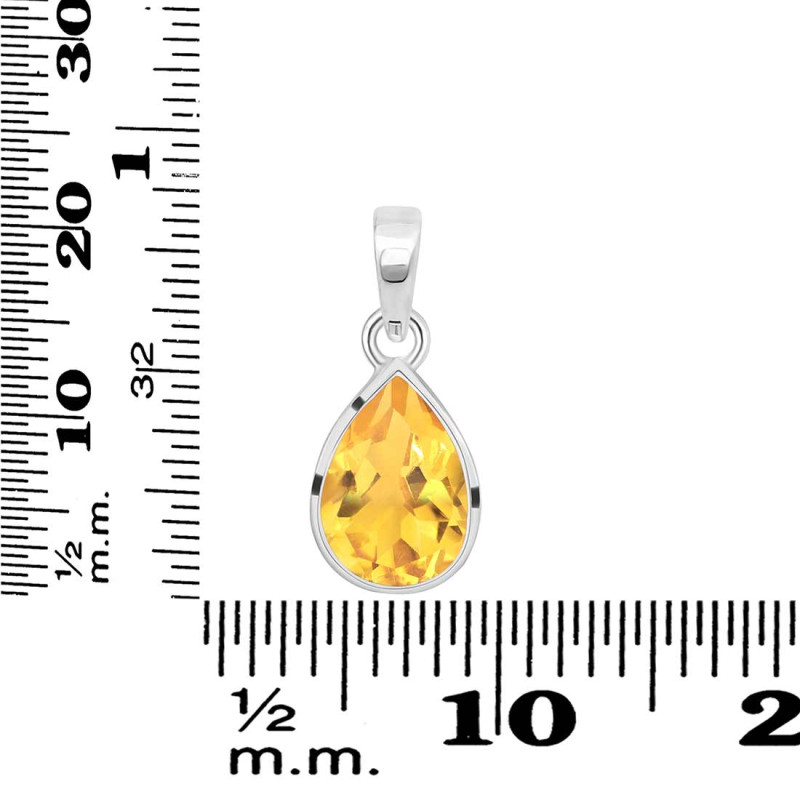 Citrine Pendant CIT-RDP-790.