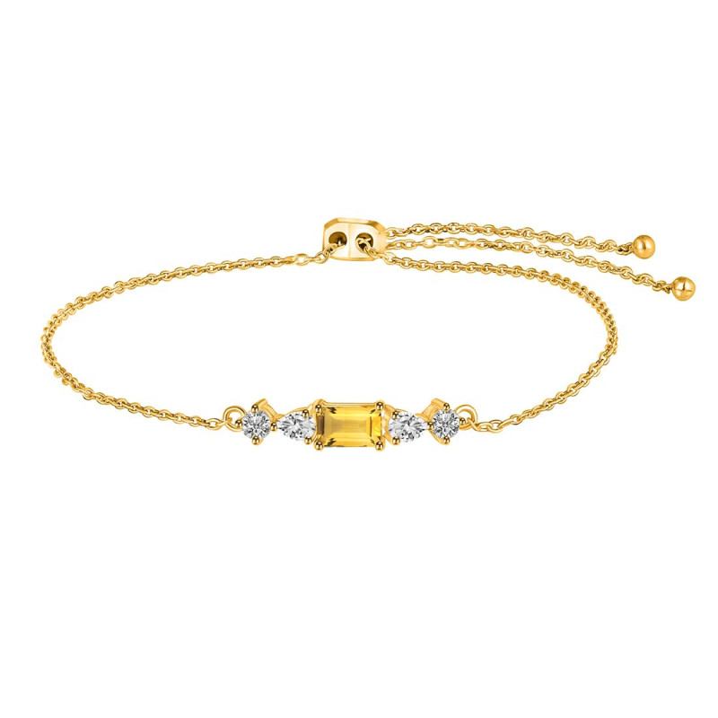 Citrine Bracelet CIT-RDB-149.
