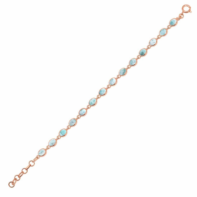 Close Out Larimar Bracelet LAR-CO-RDB-113-CAB.