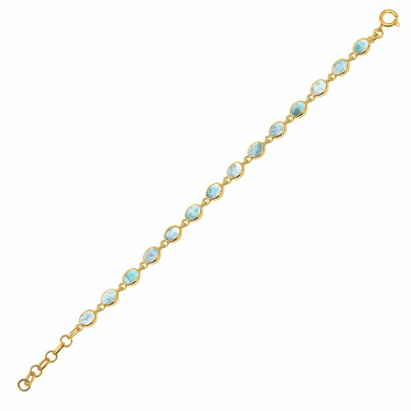 Close Out Larimar Bracelet LAR-CO-RDB-113-CAB.