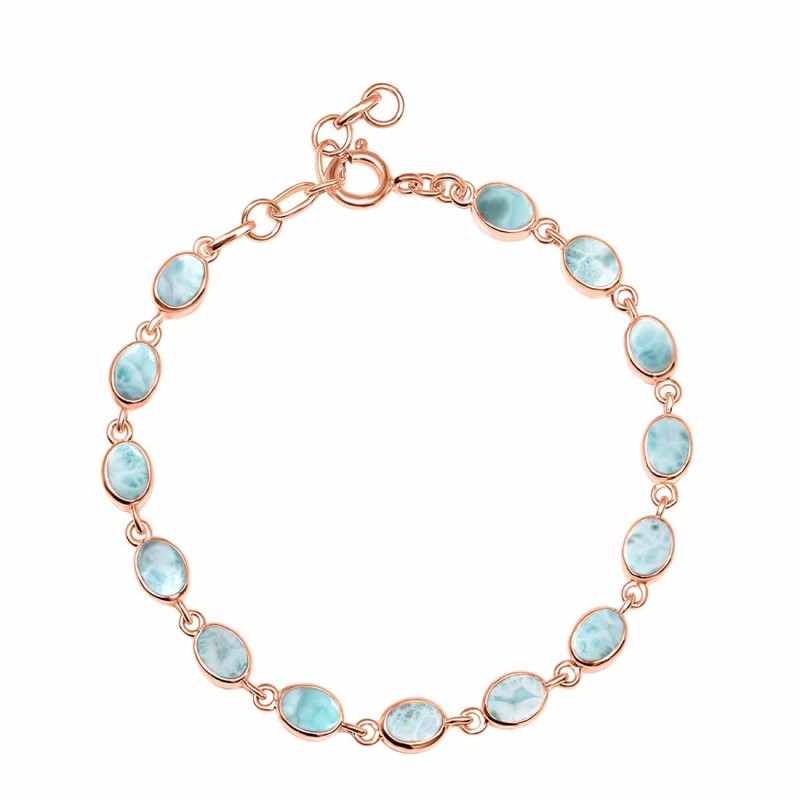 Close Out Larimar Bracelet LAR-CO-RDB-113-CAB.