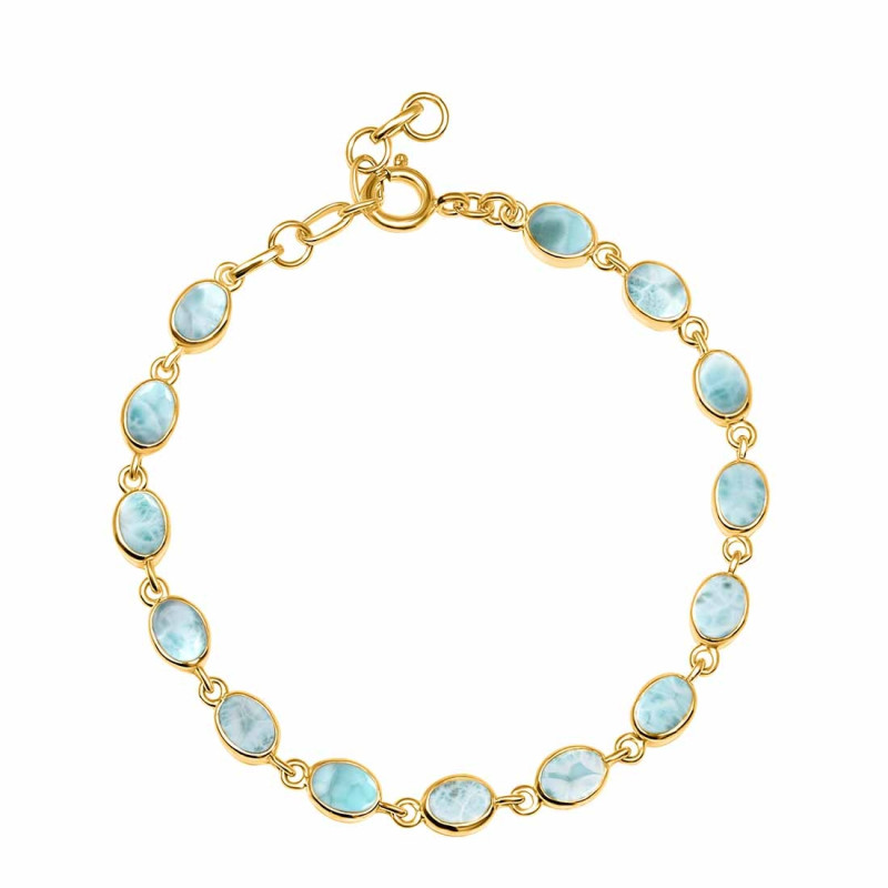 Close Out Larimar Bracelet LAR-CO-RDB-113-CAB.