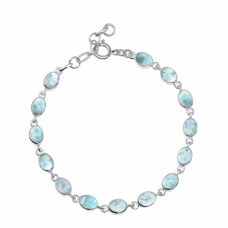 Close Out Larimar Bracelet LAR-CO-RDB-113-CAB.