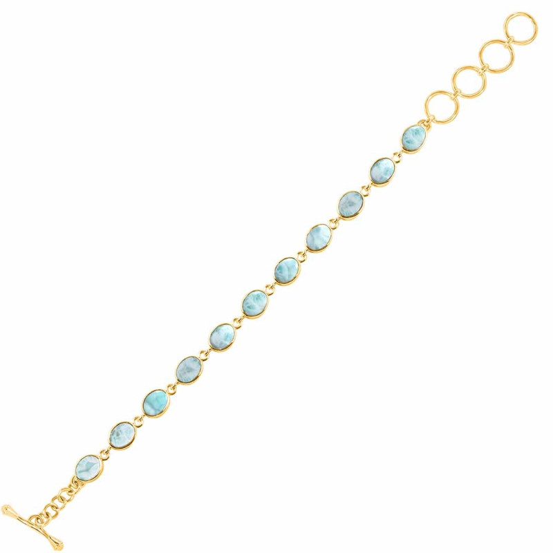 Close Out Larimar Bracelet LAR-CO-RDB-114-CAB.